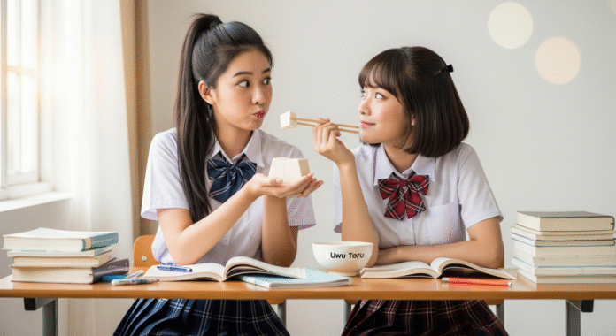Asian Schoolgirl Step Sisters Take Study Break - Uwu Tofu