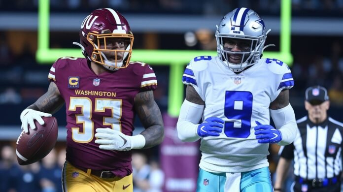 washington commanders vs dallas cowboys match player stats