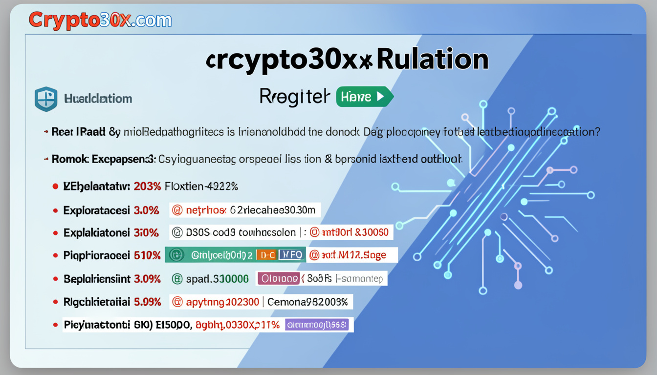 crypto30x.com regulation